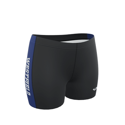 Personalised Pants Black Volleyball Shorts White Frilly Shorts