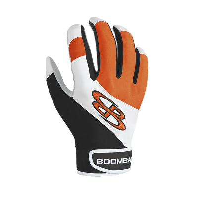 Orange and sale black batting gloves