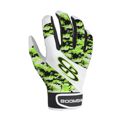 Youth green batting gloves sales