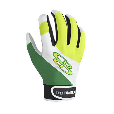 Green youth batting gloves on sale