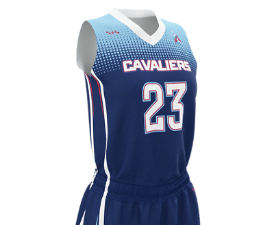 Custom Basketball V-Neck Uniforms