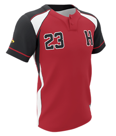 Boombah Custom 2 Button Short Sleeve Jersey