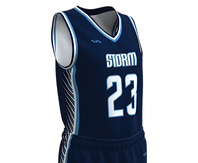 Custom Basketball V-Neck Uniforms