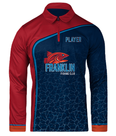 Long Sleeve Polo Zip Fishing Jersey