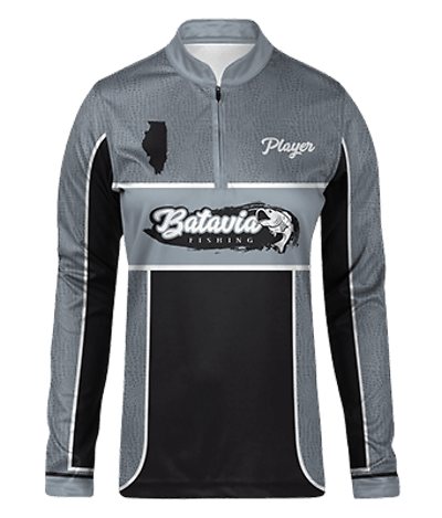 Long Sleeve Cadet Zip Fishing Jersey