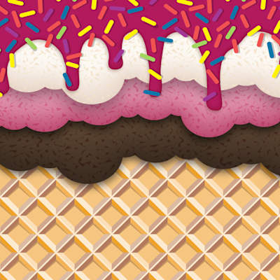 Ice Cream Neapolitan