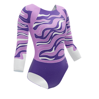 Sparkle 3/4 Sleeve Competition Leotard