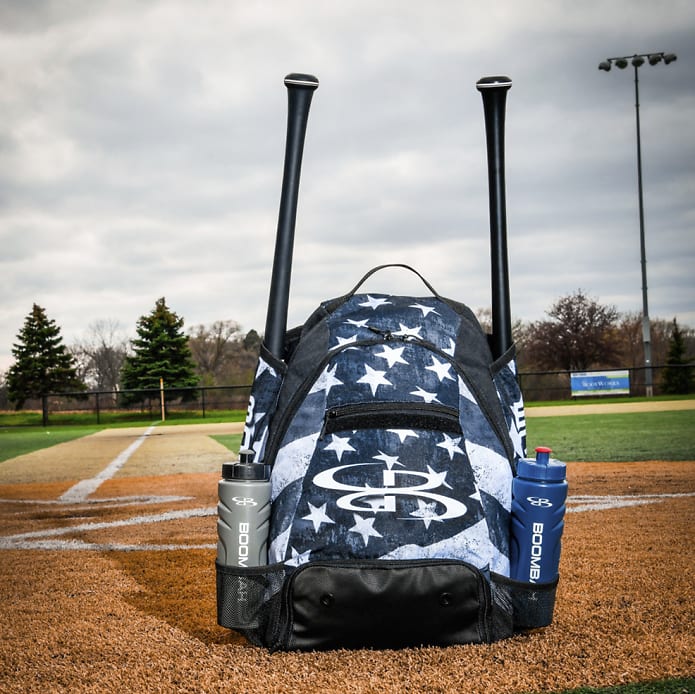  Boombah Tyro Baseball/Softball Bat Backpack - 20 x 15 x 10  - Rainbow Splatter Multi : Sports & Outdoors