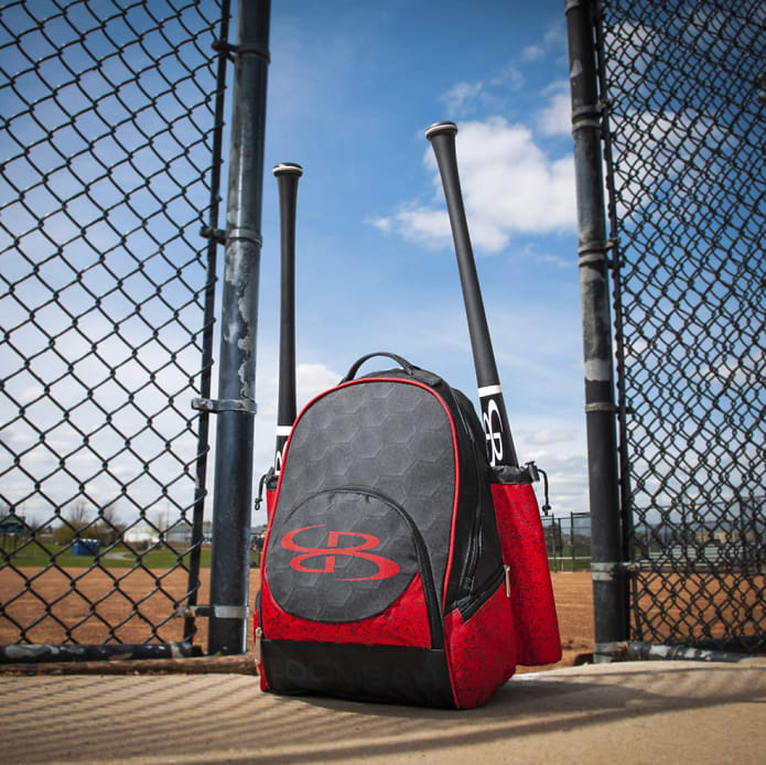  Boombah Tyro Baseball/Softball Bat Backpack - 20 x 15 x 10  - Rainbow Splatter Multi : Sports & Outdoors