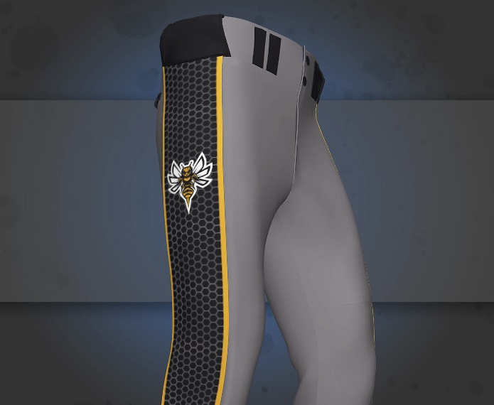 Custom Partial Dye Baseball Pants