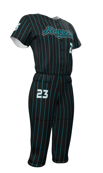 Black Ravens Full Button Short Sleeve Jersey & Knicker