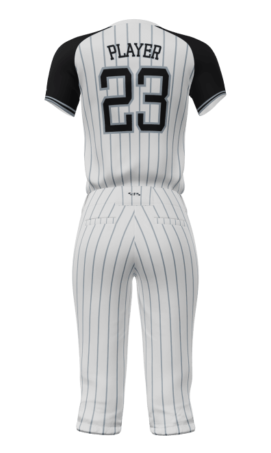 Back White Wildcats Semi-Fitted Crew Neck Jersey & Knicker