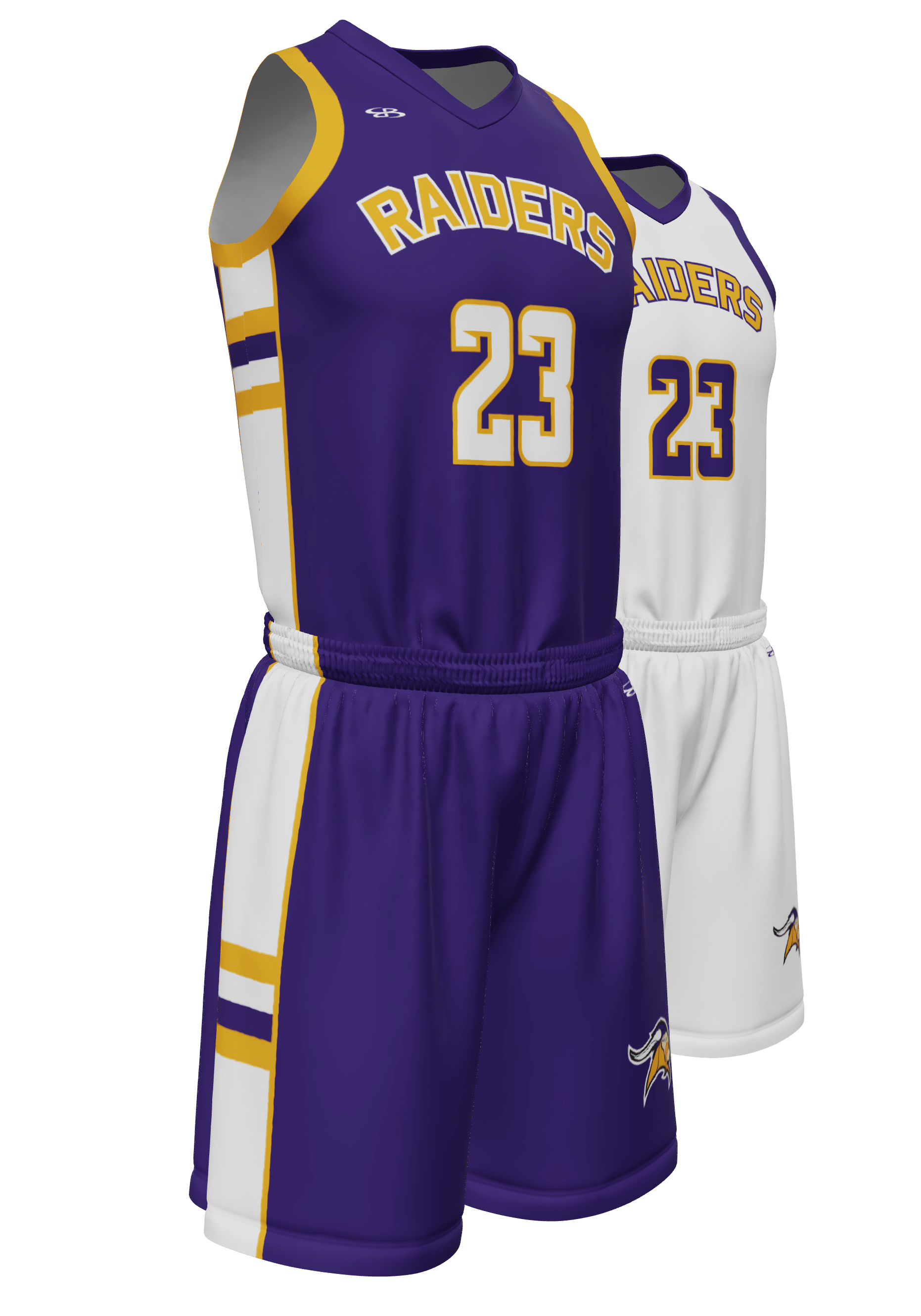 Reversible Raiders Jersey and Reversible Shorts