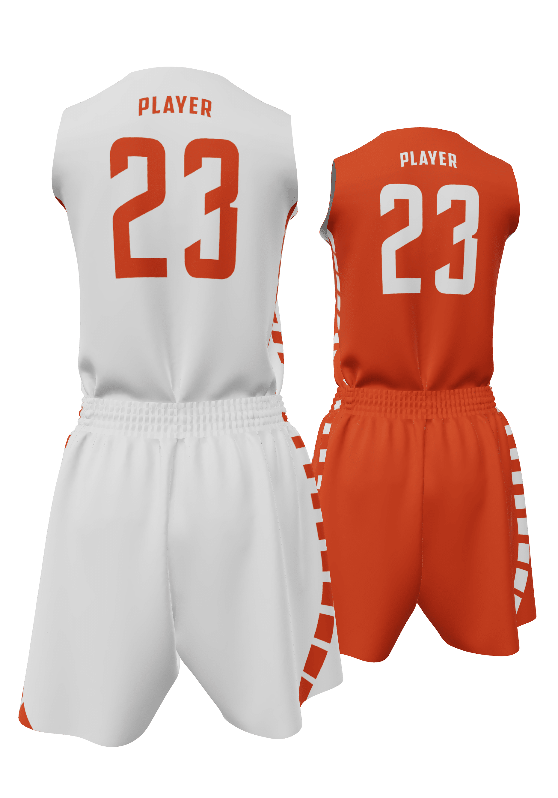 Reversible Rockets Jersey and Reversible Shorts Back View