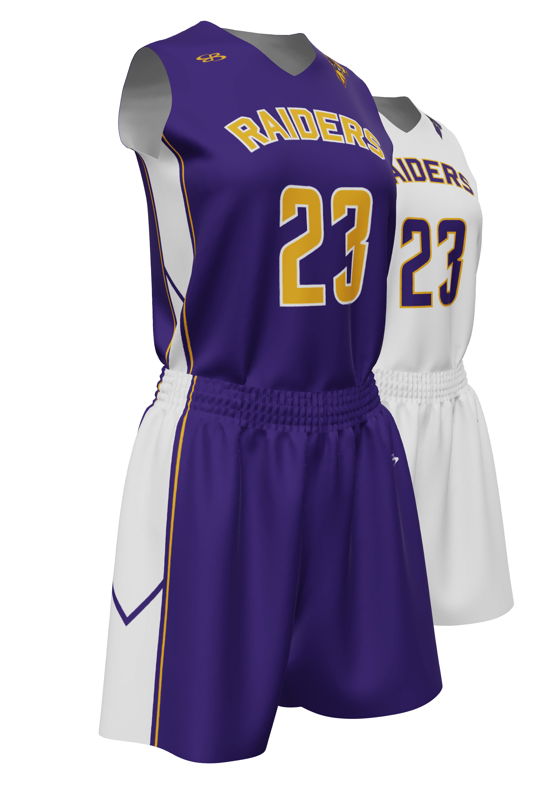 Reversible Raiders Jersey and Reversible Shorts