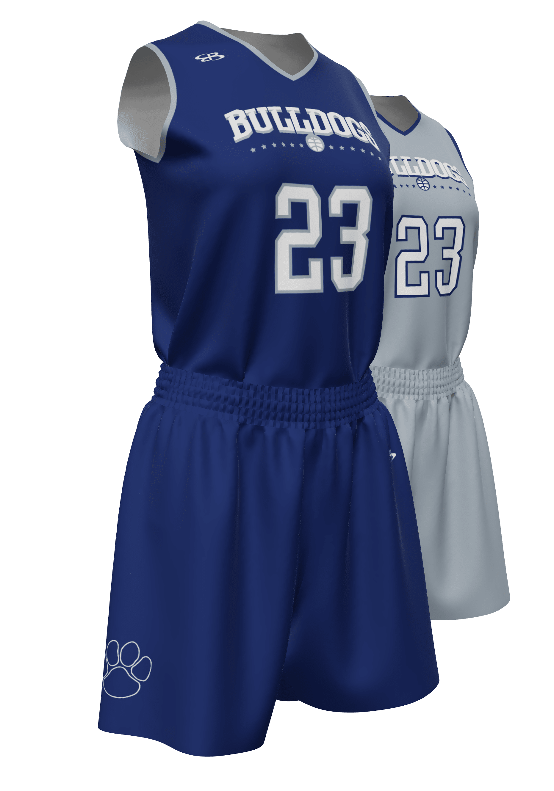 Reversible Bulldogs Jersey and Reversible Shorts