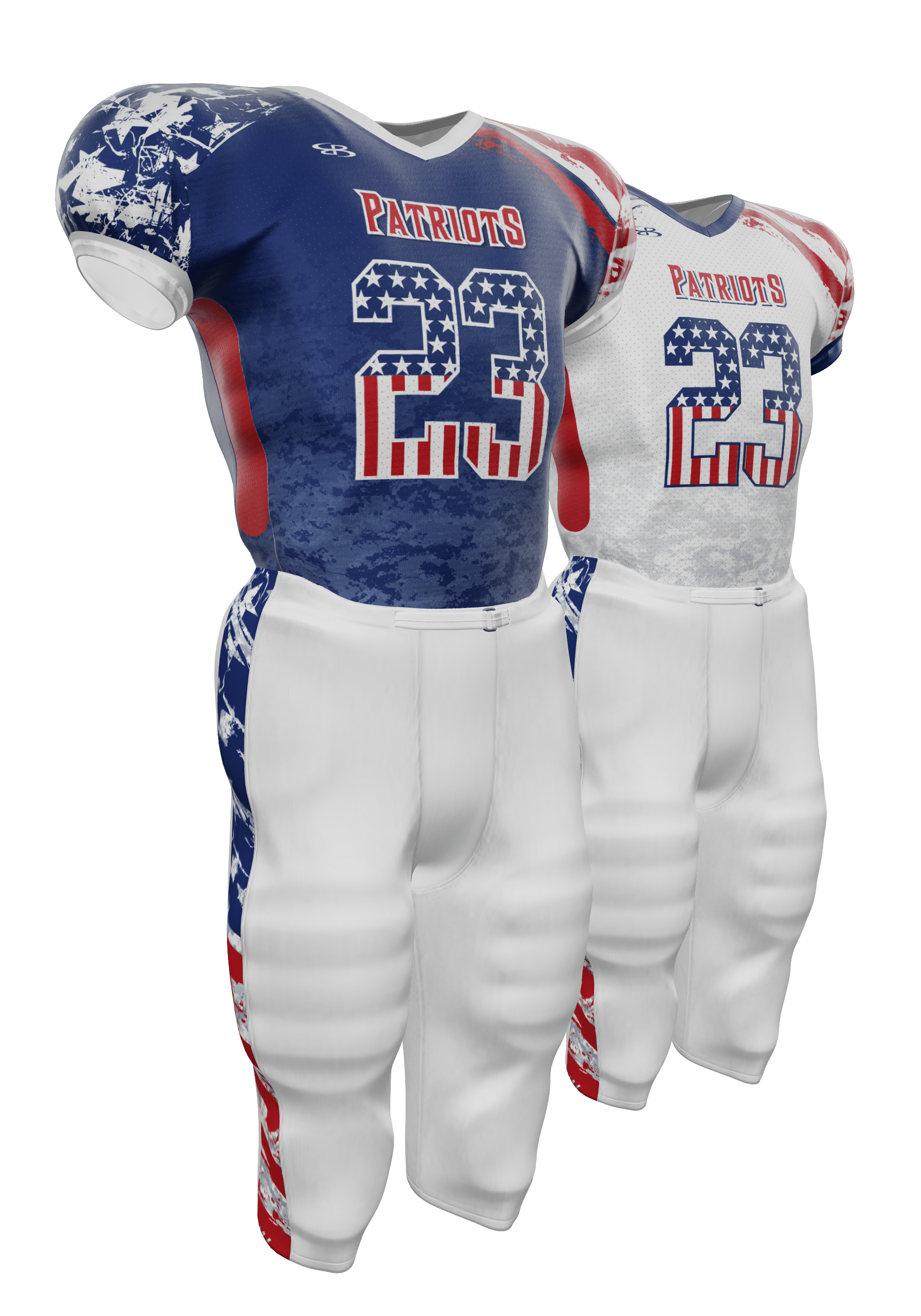 Patriots Reversible Mesh Jersey and 200 Series Integrated Pants