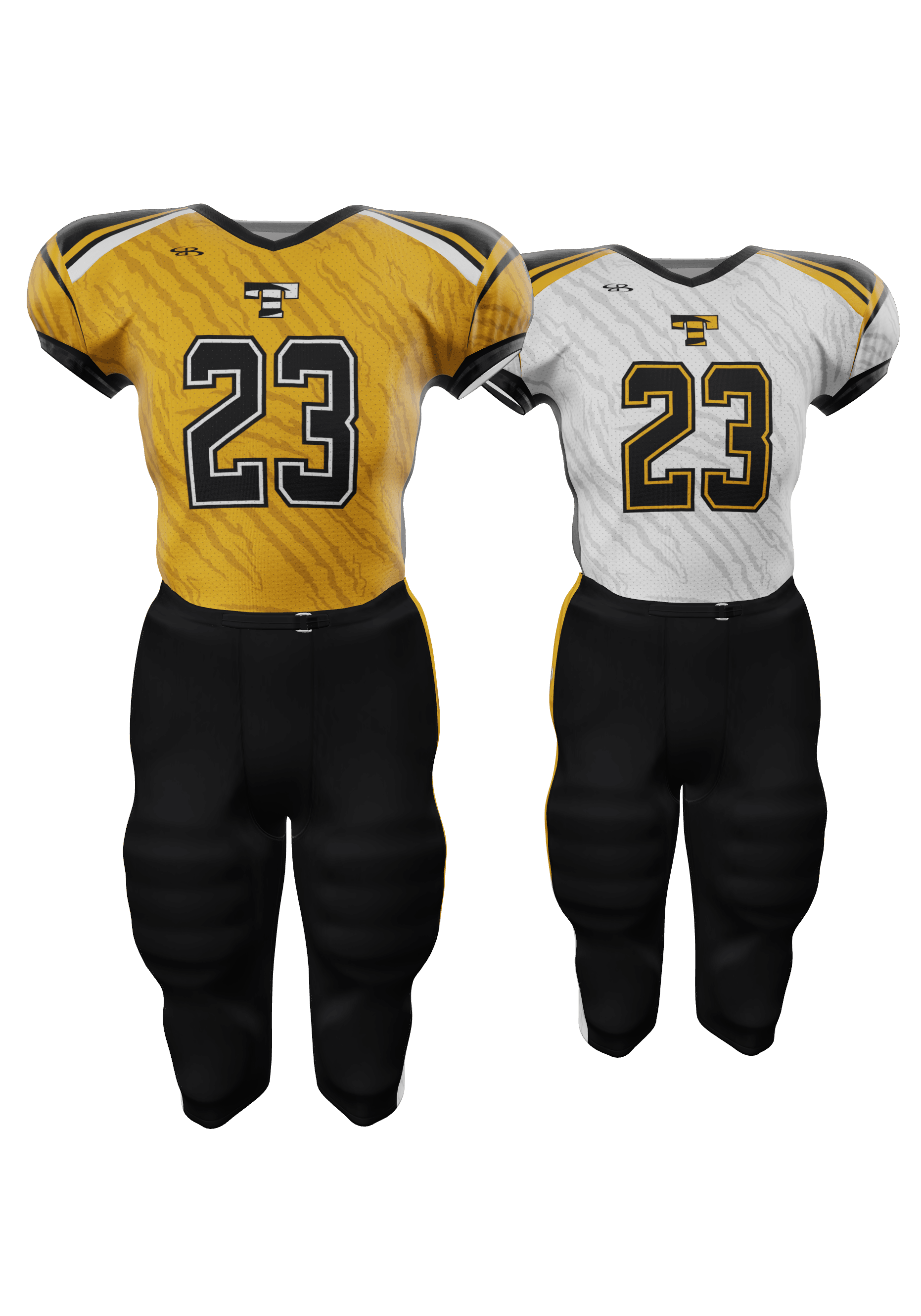 Tigers Reversible Mesh Jersey and 200 Series Integrated Pants Front View