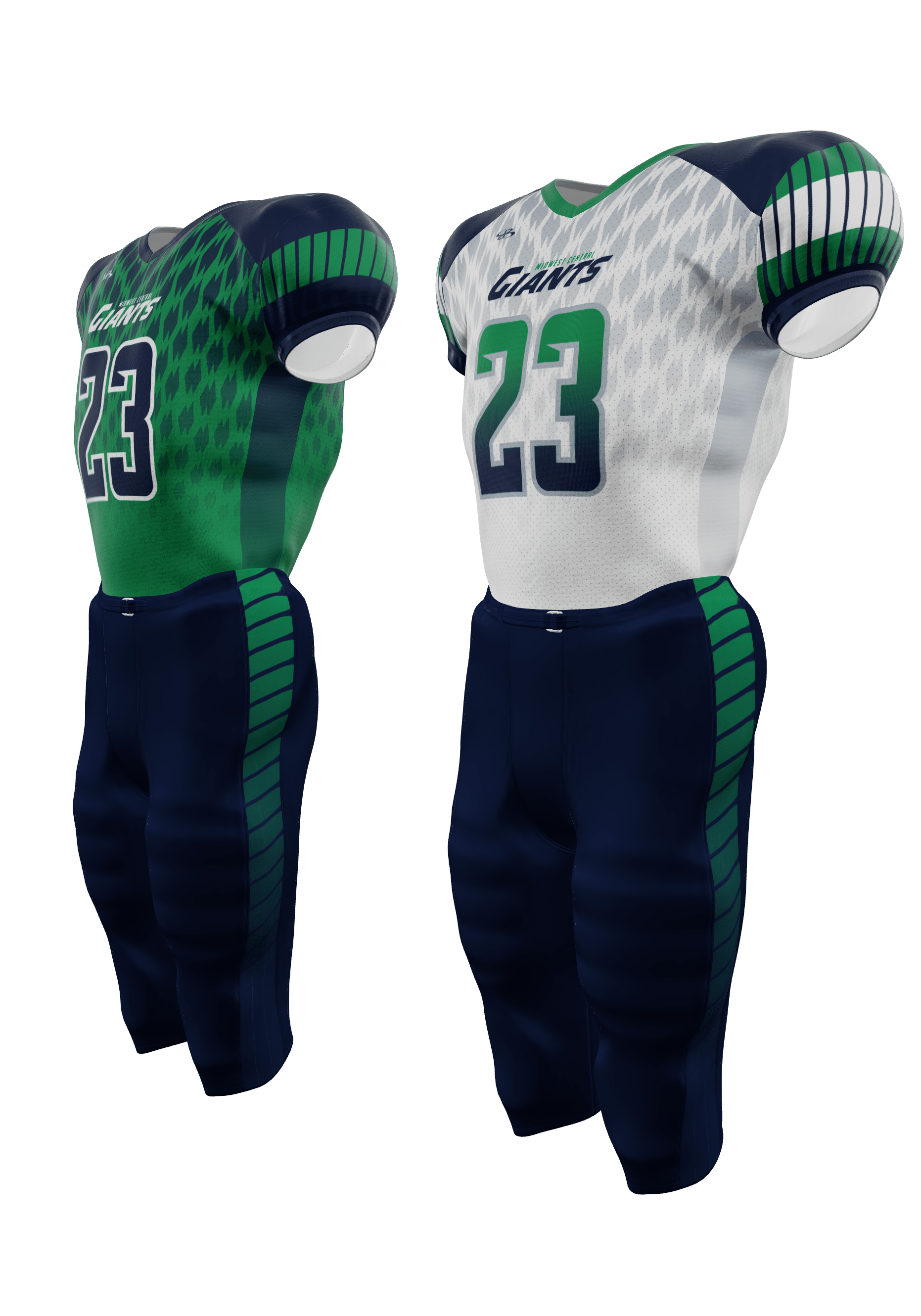 Giants Reversible Mesh Jersey and 200 Series Integrated Pants 3/4 View Left