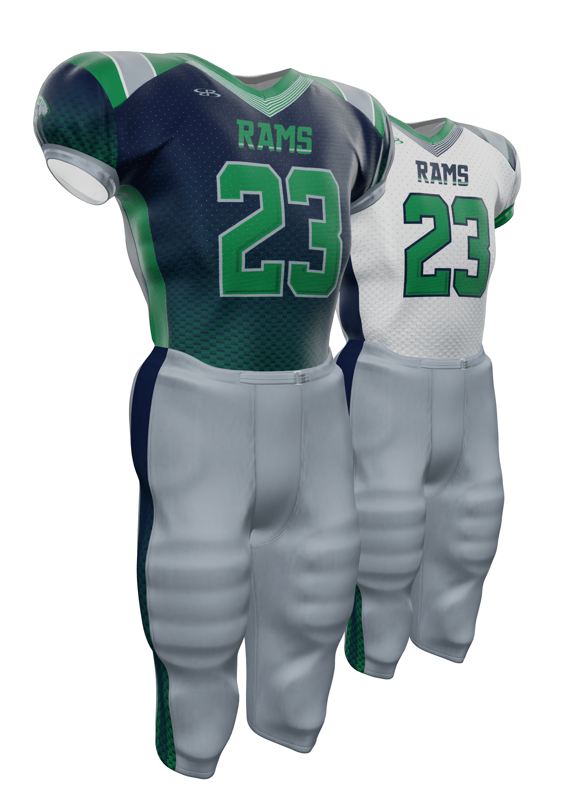 Rams Reversible Jersey and 200 Series Integrated Pants