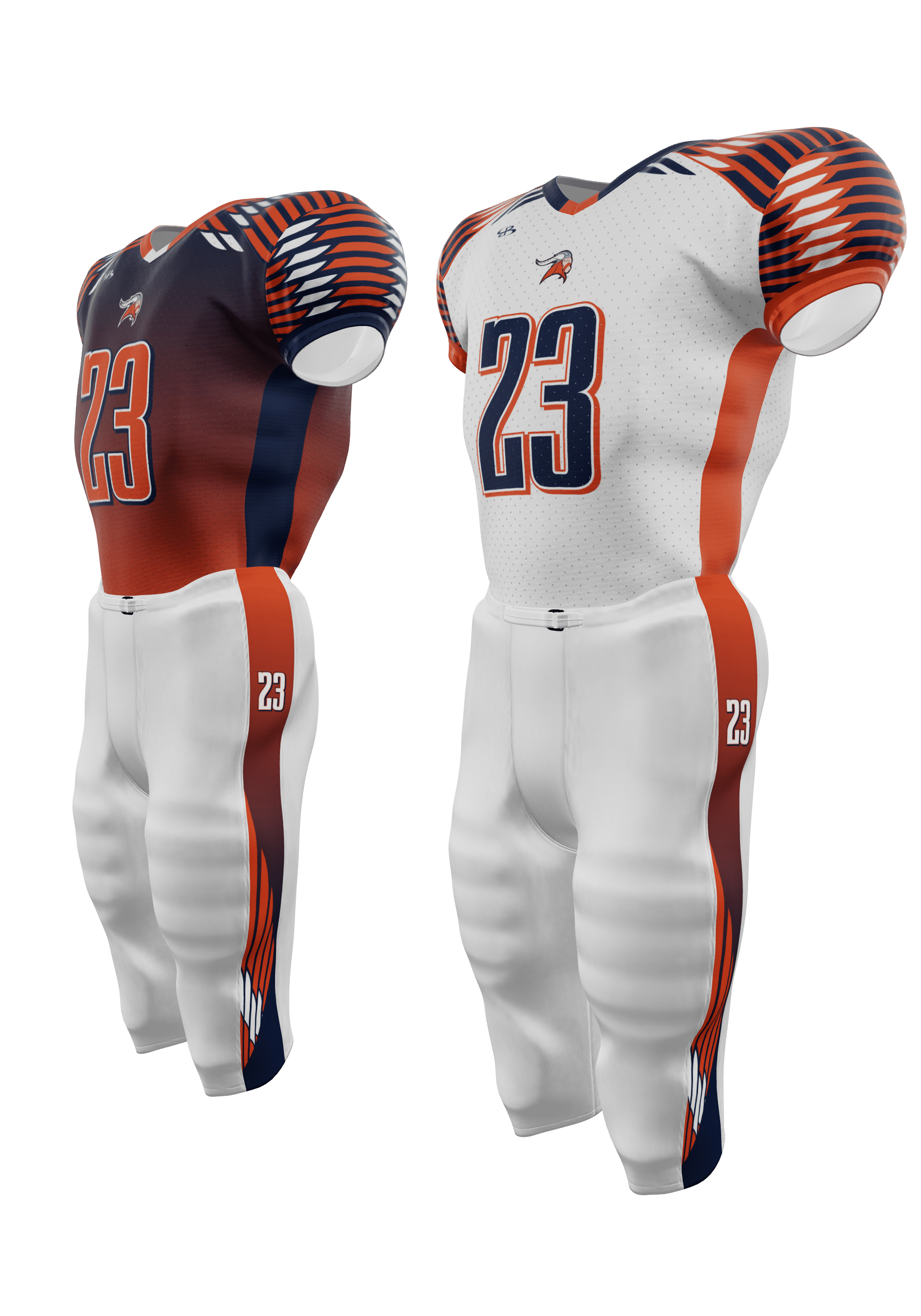 Vikings Reversible Jersey and 200 Series Integrated Pants 3/4 View Left