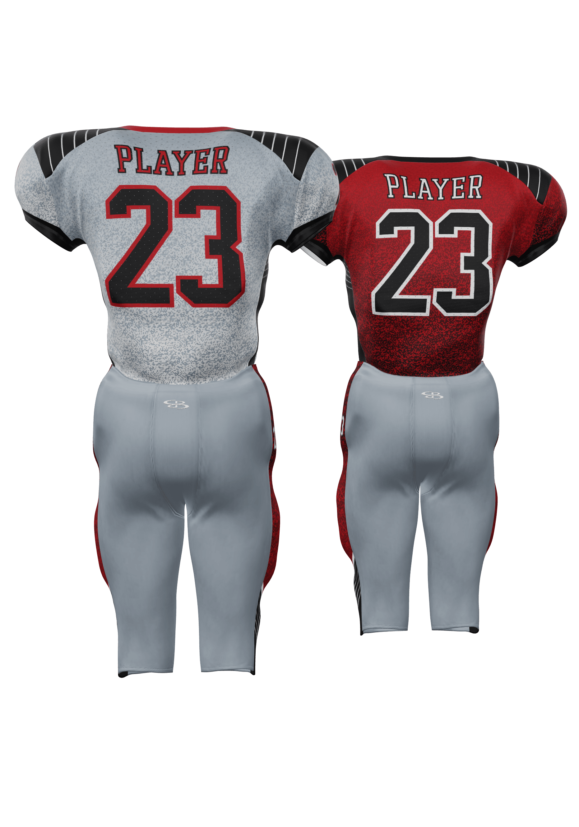 Chargers Reversible Jersey and 200 Series Integrated Pants Back View