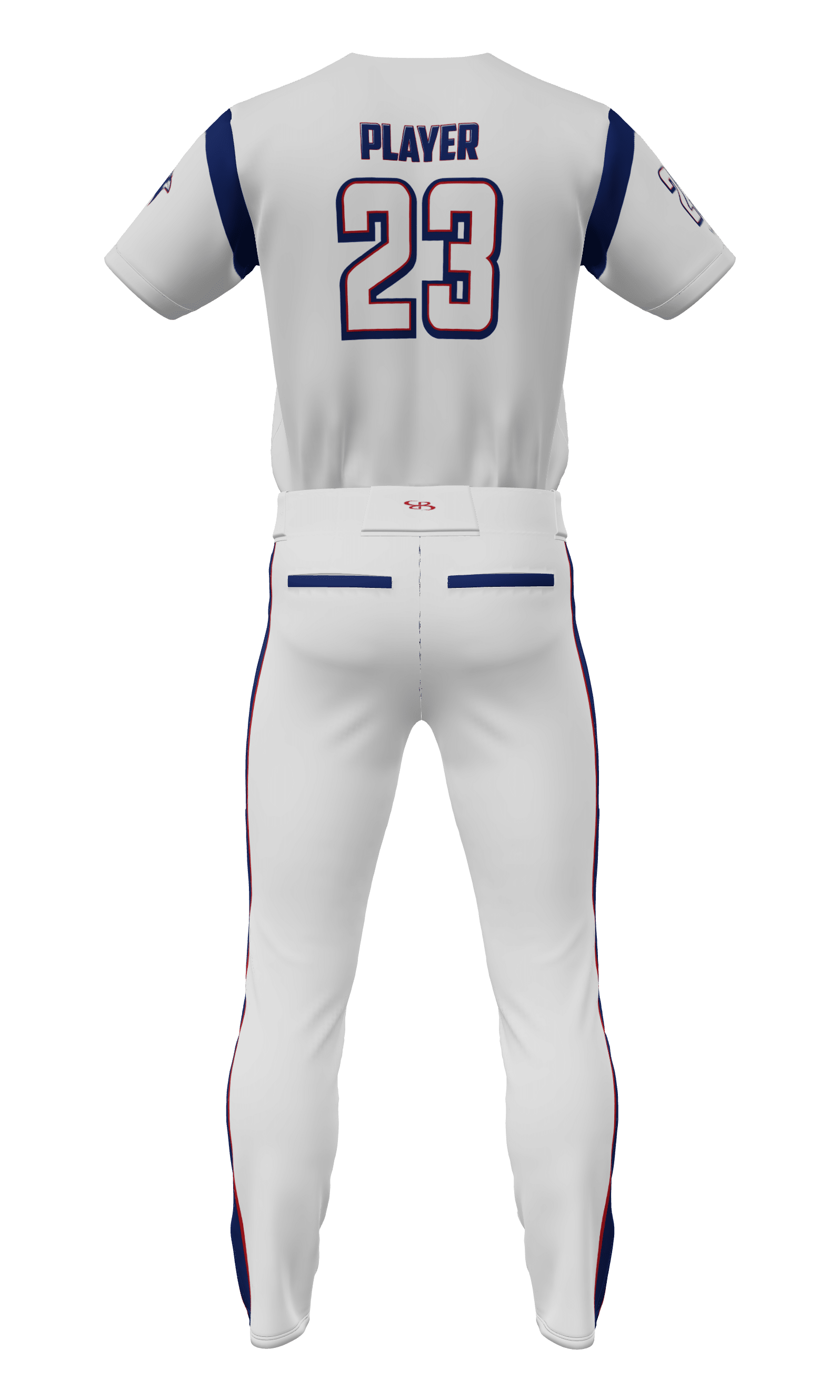 Back White Ravens 2 Button Short Sleeve Jersey & Pant