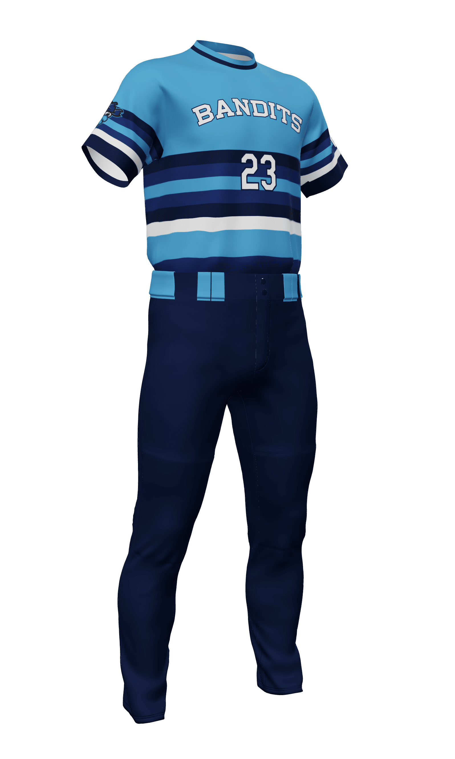 Blue Bandits Short Sleeve Jersey & Pant