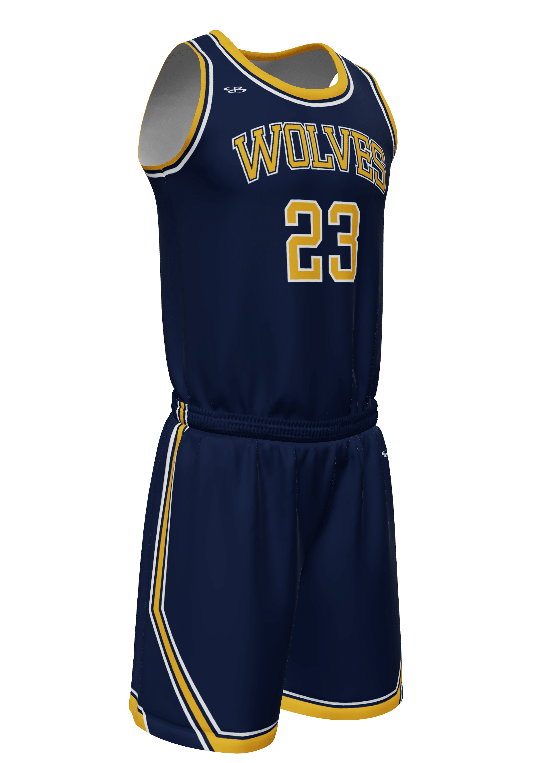Crew Neck Wolves Jersey and Shorts