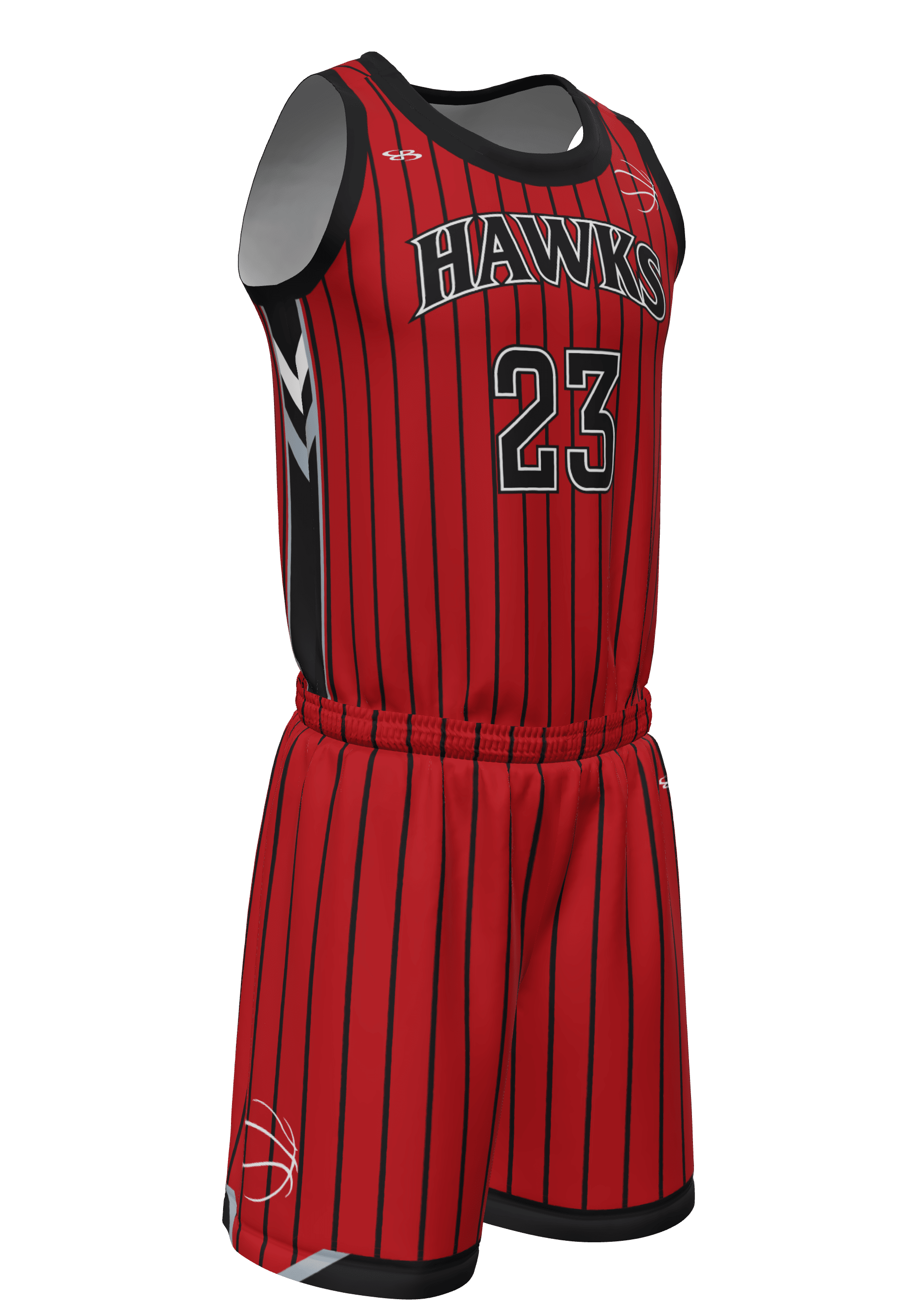 Crew Neck Hawks Jersey and Shorts