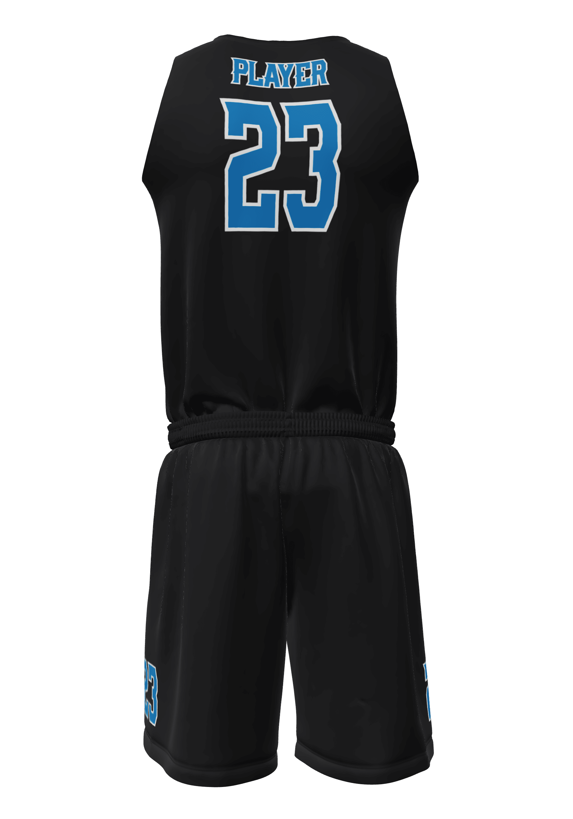 Crew Neck Atlanta Jersey and Shorts 3/4 Back