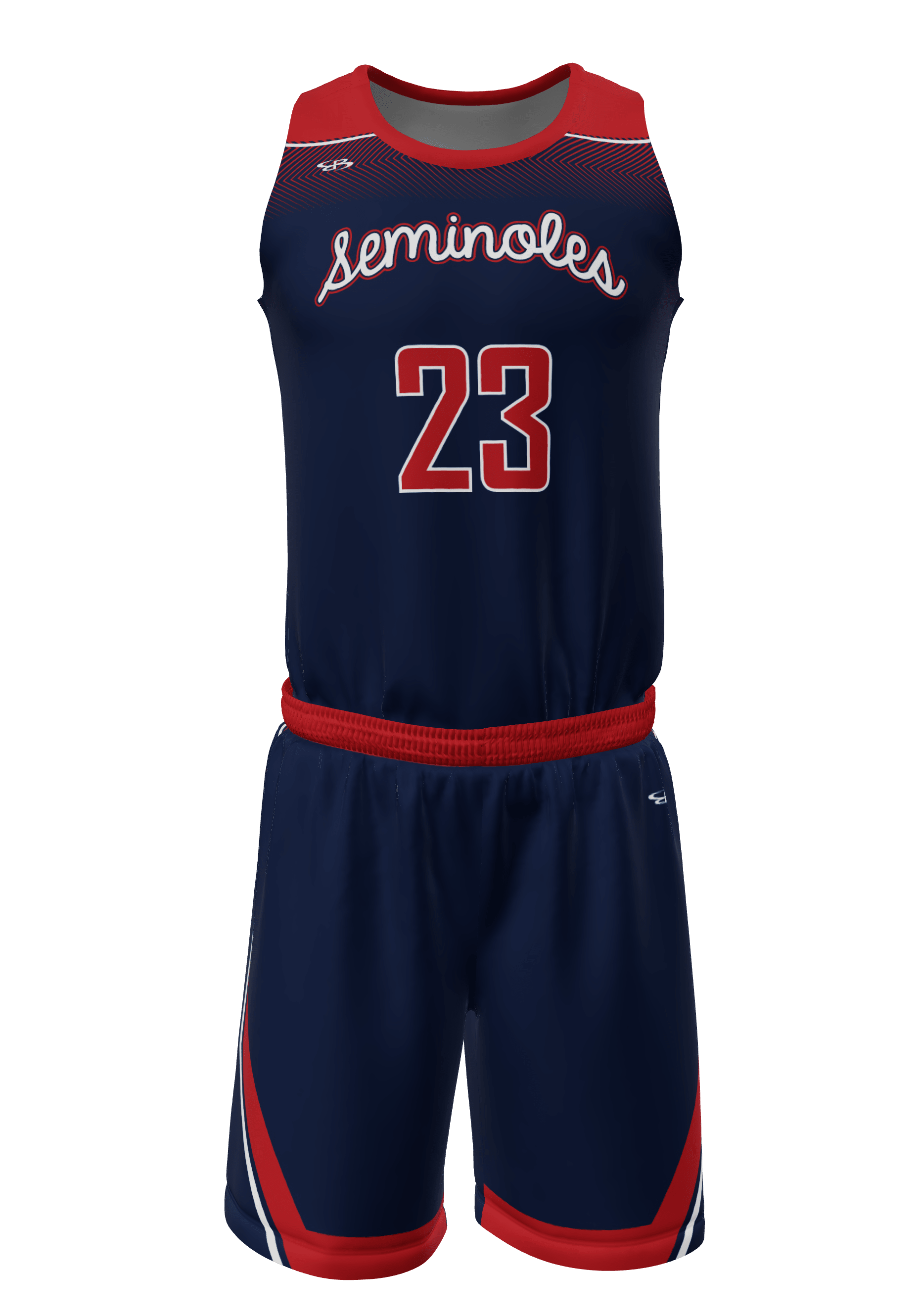 Crew Neck Seminoles Jersey and Shorts Front View