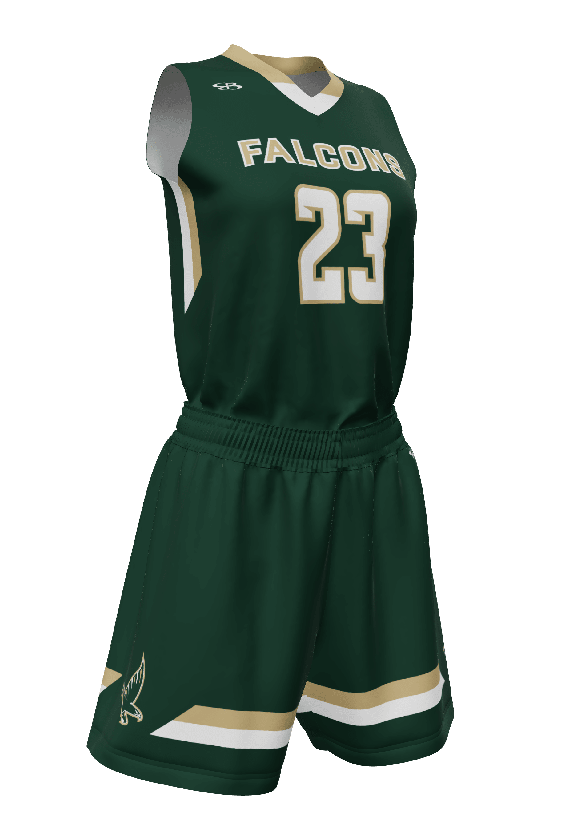 V-Neck Falcons Jersey and Shorts