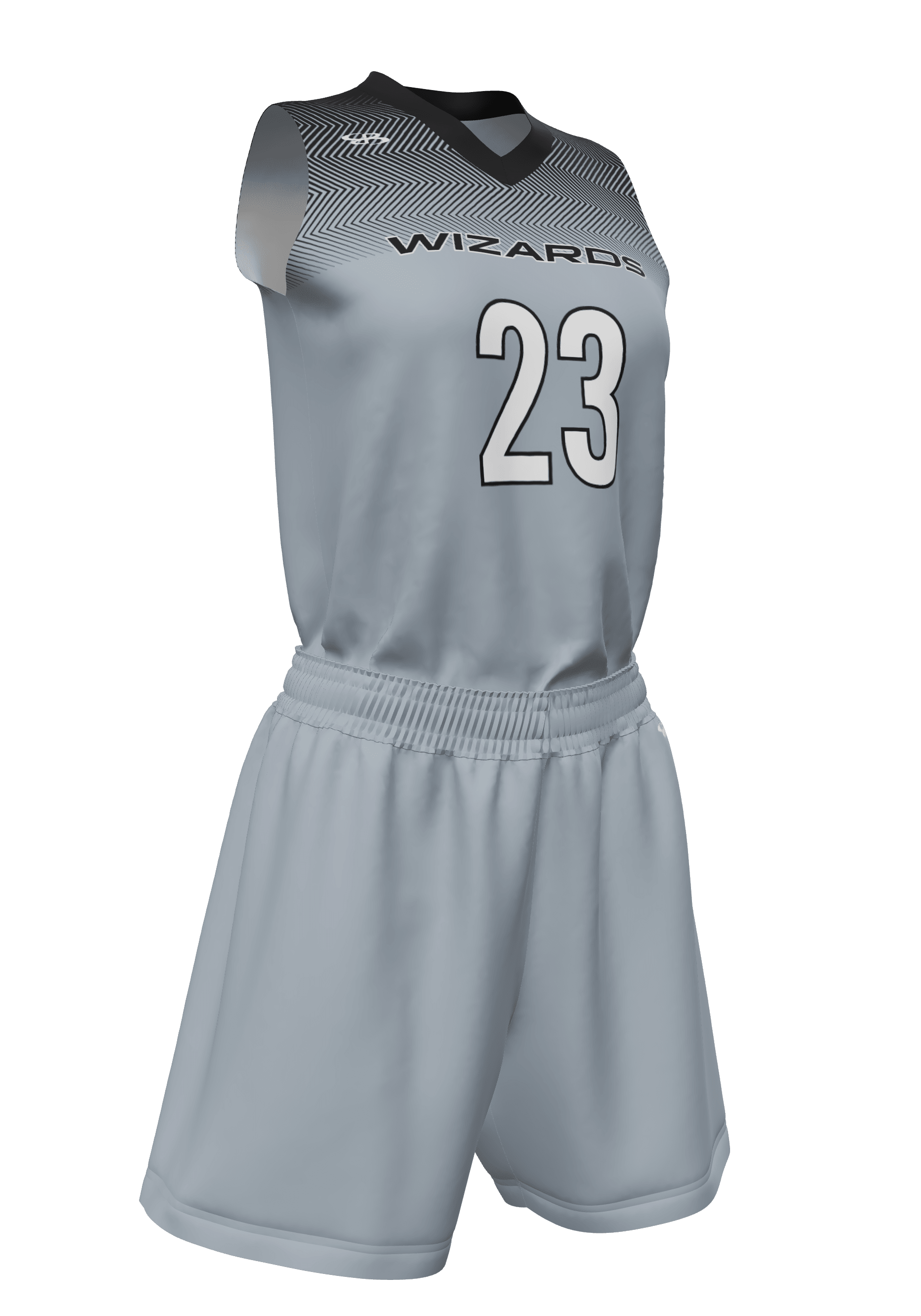 V-Neck Wizards Jersey and Shorts