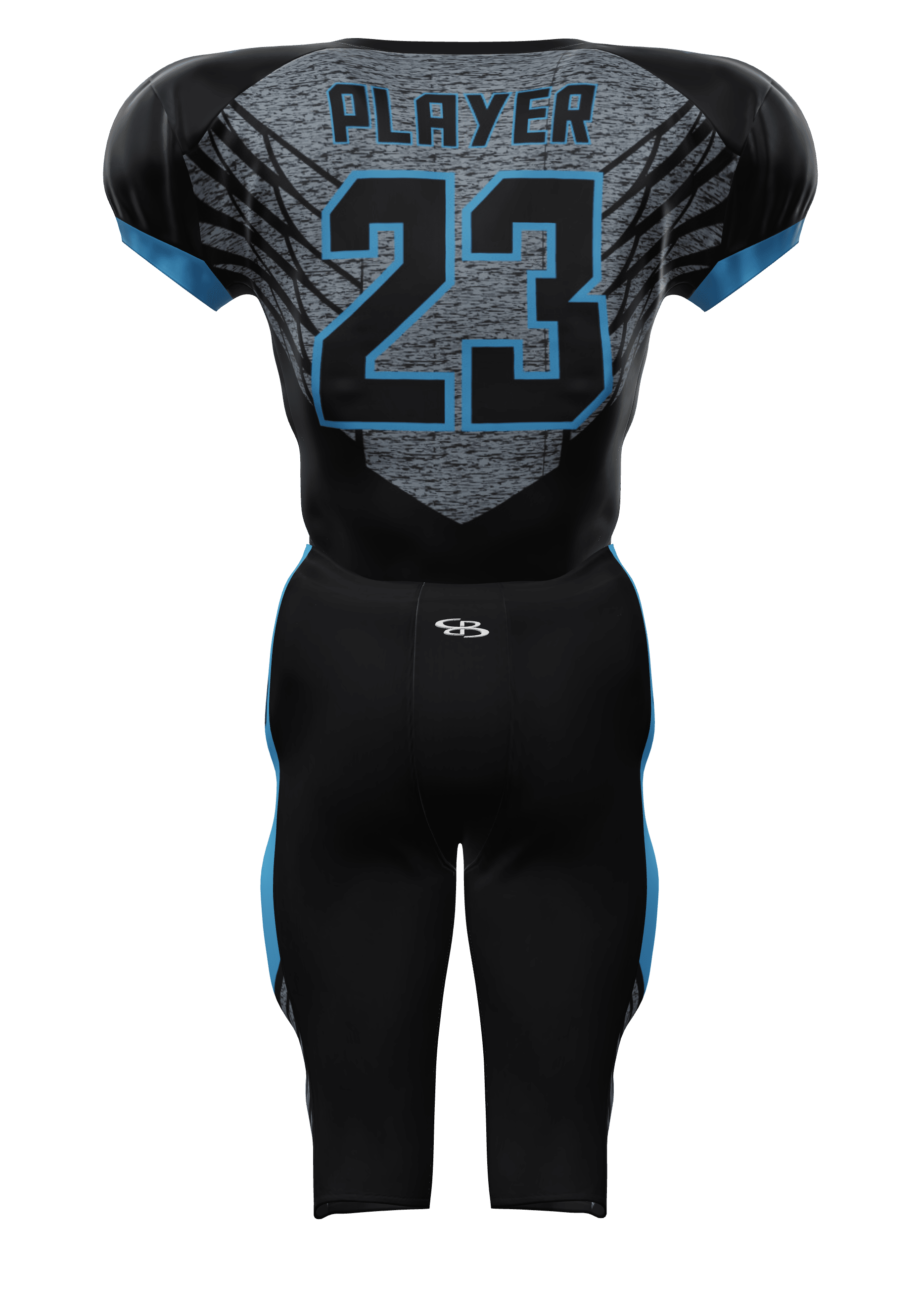 Ravens 100 Series Jersey and 200 Series Integrated Pants Back View