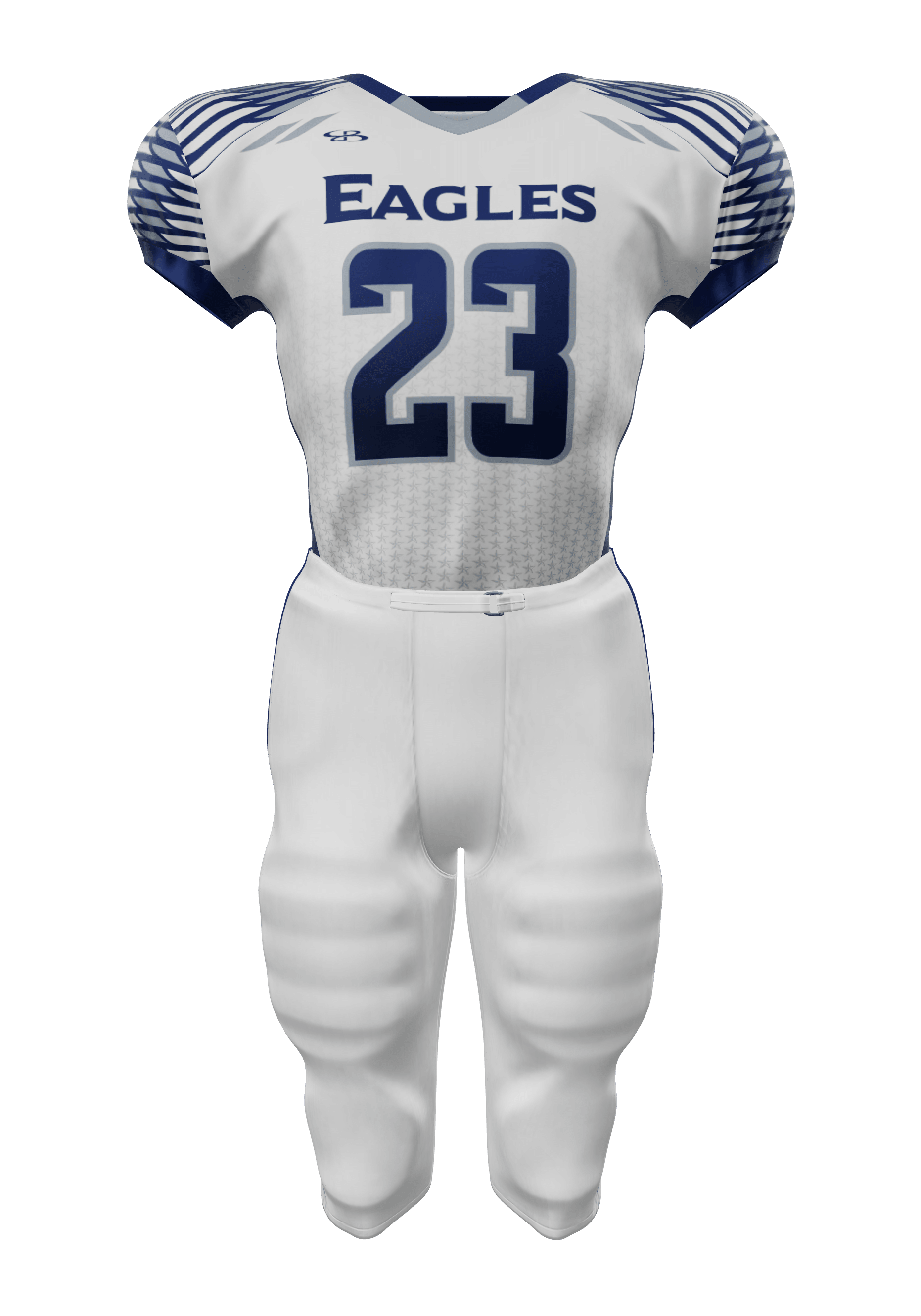 Eagles 100 Series Jersey and 200 Series Integrated Pants Front View