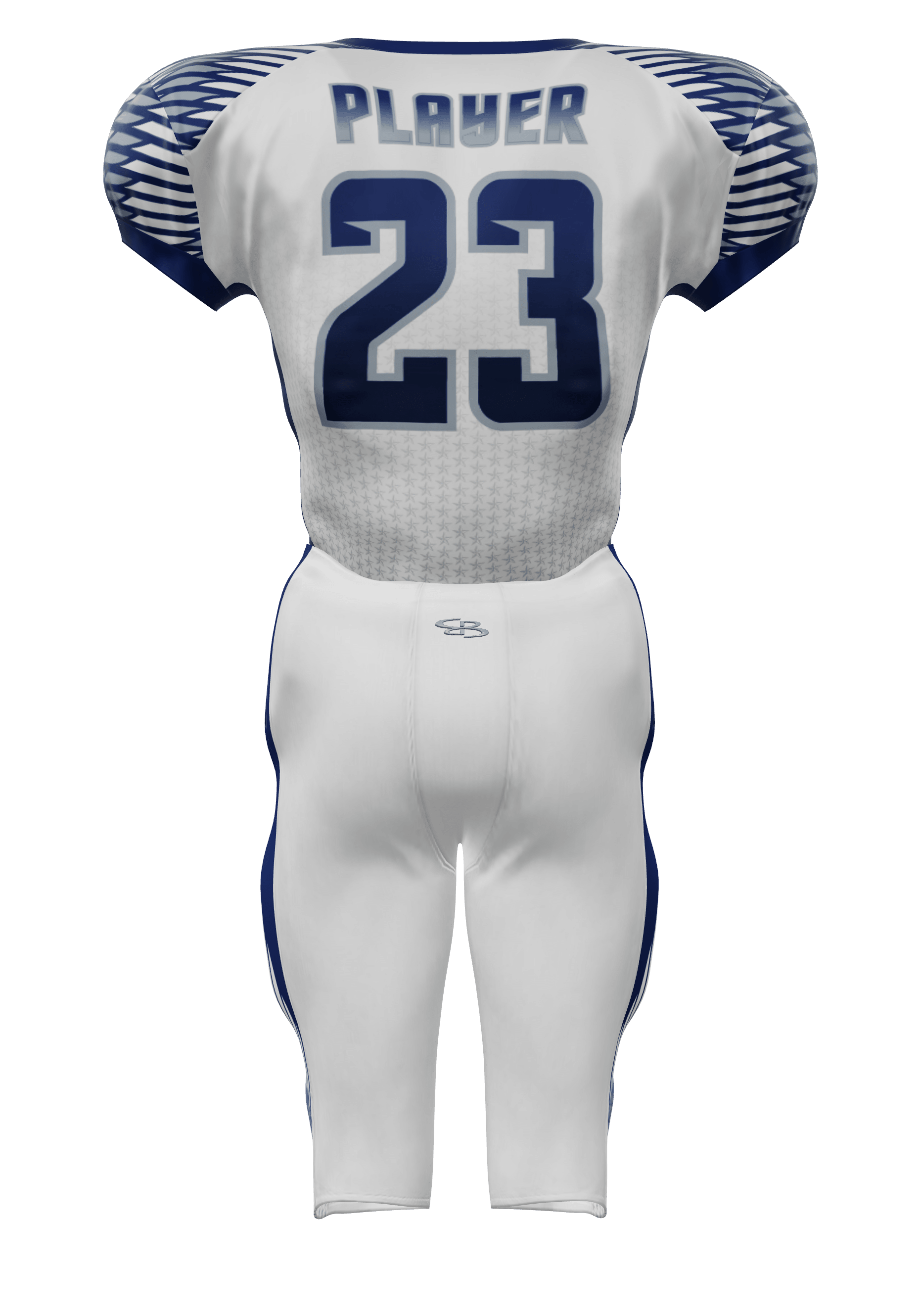 Eagles 100 Series Jersey and 200 Series Integrated Pants Back View