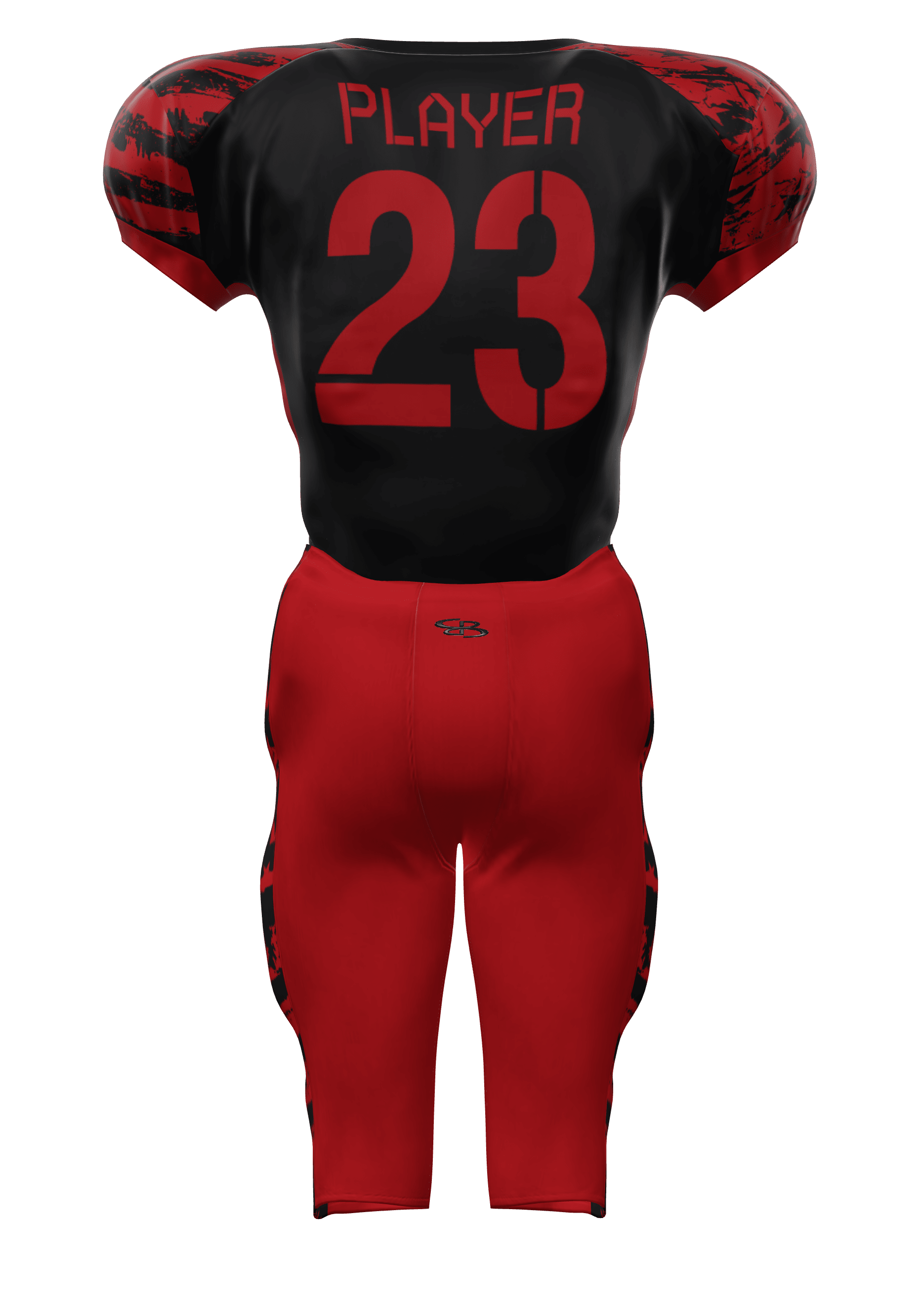 Raiders 100 Series Jersey and 200 Series Integrated Pants Back View