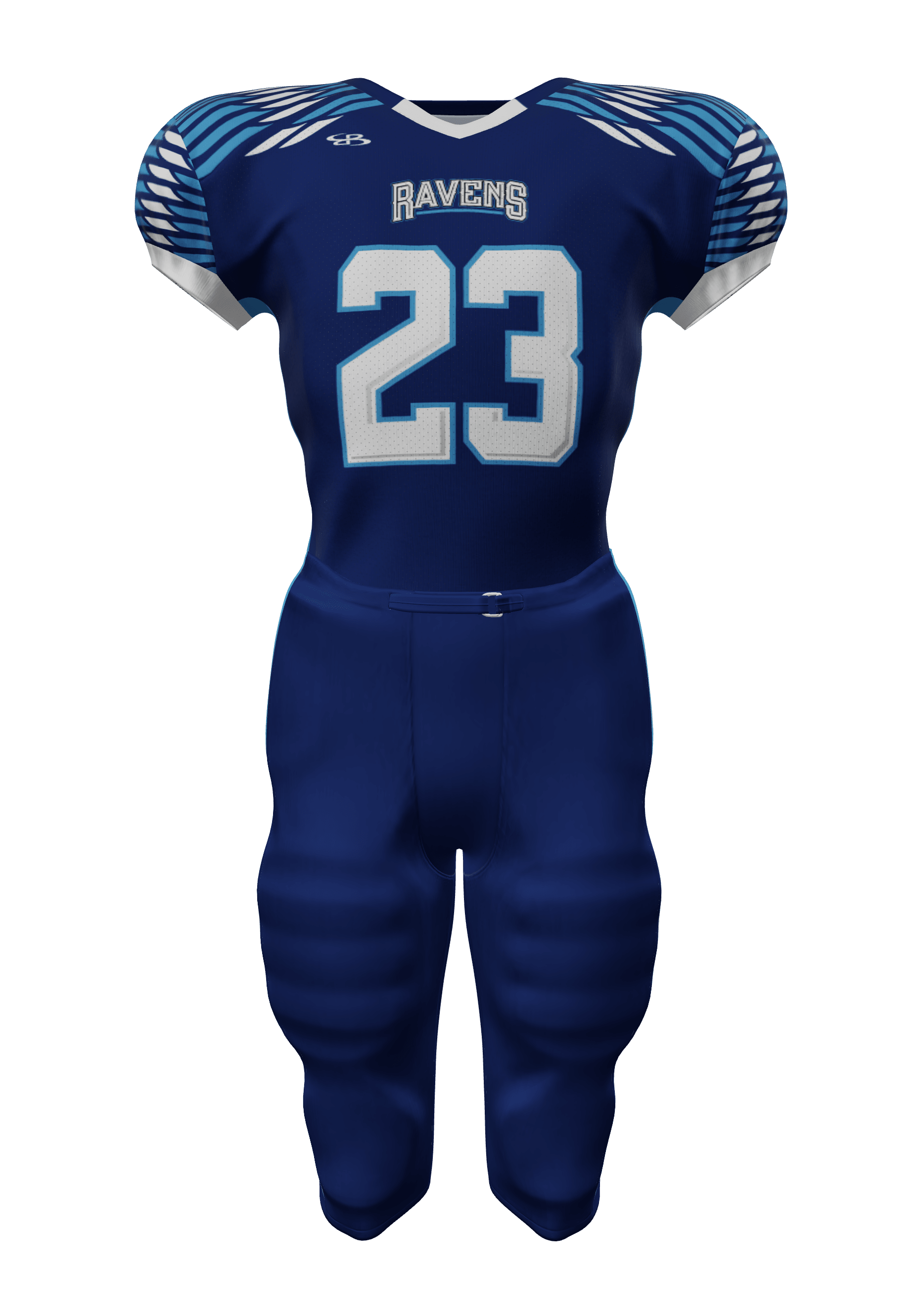 Ravens 200 Series Jersey and 200 Series Integrated Pants Front View