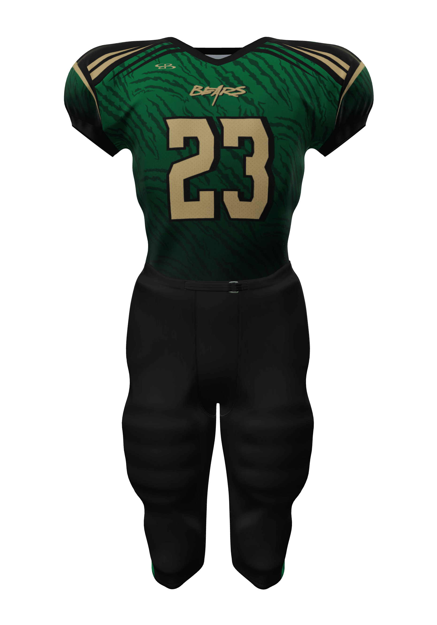 Bears 200 Series Jersey and 200 Series Integrated Pants Front View