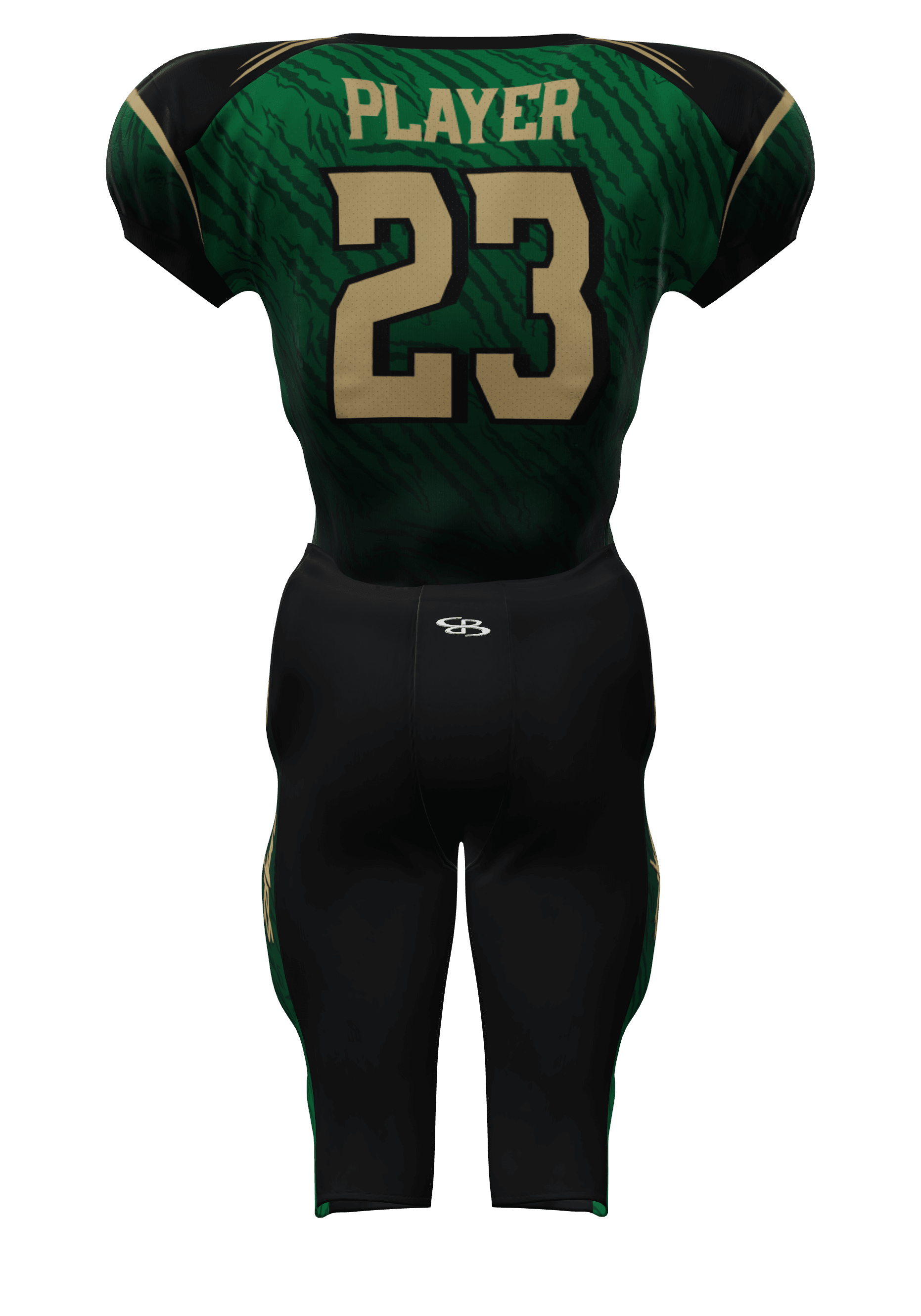 Bears 200 Series Jersey and 200 Series Integrated Pants Back View
