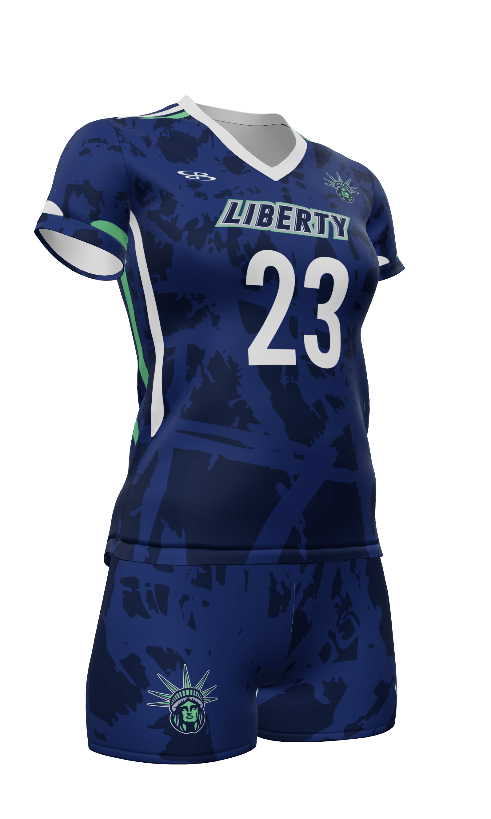 Semi-Fitted Liberty Short Sleeve Jersey and Attack 3 Inch Short
