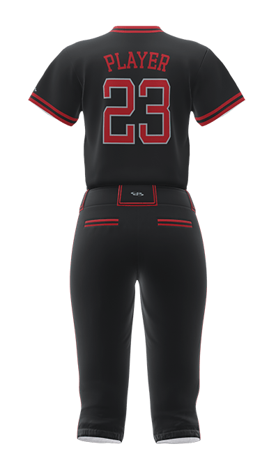 Back Black Chargers V-Neck Short Sleeve Jersey & Pant